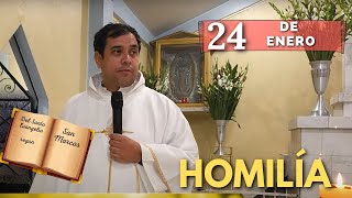 EVANGELIO DE HOY miércoles 24 de Enero del 2024  Padre Arturo Cornejo [upl. by Ines731]