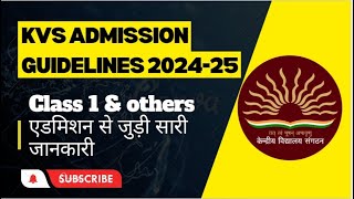 Kvs class 1 amp2 onwards important changes in admission rule lkvs kvsadmission kvsadmissionupdates [upl. by Adidnere861]