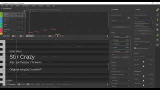 Synthesizer V AI Kevin Voice Demo  Stir Crazy [upl. by Ardnaik745]