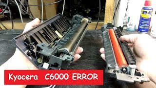 Kyocera ошибка C6000 Error Ремонт печки [upl. by Evin]