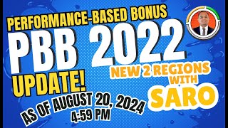 PerformanceBased Bonus PBB 2022 Update II SARO as of August 20 2024 459 PM [upl. by Goldi]