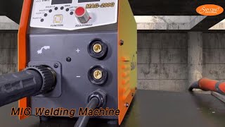 Gasless MIG Welding Machine AC220V Portable With IGBT Inverter [upl. by Lleznov]