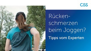 Joggen ohne Rückenschmerzen Tipps vom Experten [upl. by Ahsiuqat]