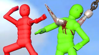 Dynamic AI Ragdolls Fight in Realistic Simulations with Active Ragdoll Physics [upl. by Chaddy]