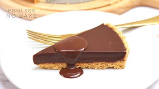 Chocolate tart  no bake chocolate tart recipe [upl. by Bui492]