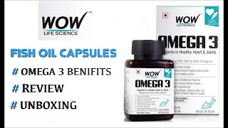 WOW OMEGA 3 FISH OIL REVIEW amp UNBOXING [upl. by Buatti]