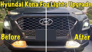 Upgrading Hyundai Konas Fog Lights to AISKITS LED Bulbs [upl. by Tomaso]