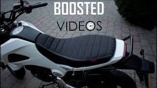 Unboxing new BRIDE SEAT Honda Grom MSX 125cc  EXHAUST Sound [upl. by Esinahs803]