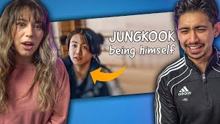 Jungkook being himself  Hilarious Couples Reaction [upl. by Essined]