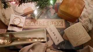 Unboxing CAUSEBOXs Limited Edition Winter Welcome Box [upl. by Shantee]