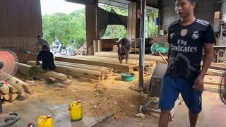 A small carpentry workshop in Vietnam trending xuhuong vietnam giaitri asmr carpentry wood [upl. by Itisahc]