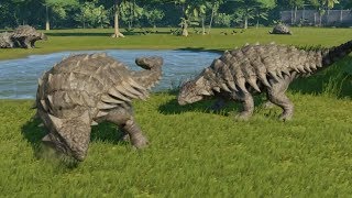 Ankylosaurus VS Ankylosaurus  Jurassic World Evolution [upl. by Aidnyl730]