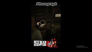 Phonograph 💽💽  Red Dead Redemption 2 rdr2 rdr2gameplay rdr2short gaming rdr2secret [upl. by Malissia]