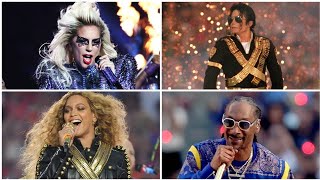 Super Bowl Half time Show Performers 19902022 [upl. by Power]