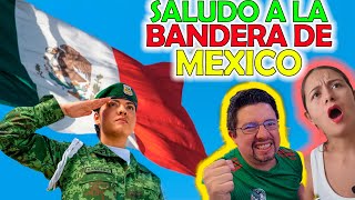 ¡¡INCREIBLE Los MEXICANOS Así SALUDAN a su BANDERA  PURO PATRIOTISMO [upl. by Adnohsar]