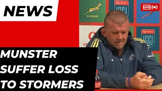 REACTION Munster lose to the Stormers for the first time in the URC [upl. by Orfield373]