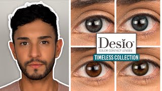 Desio Contact Lenses  Timeless Collection Review [upl. by Ecneps]