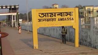 55664 SILCHAR  AGARTALA PASSENGER departing from AMBASSA Tripura [upl. by Llennoj409]