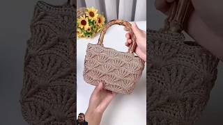 Unique crochet bag Easy to crochet Easy and beautiful crochet pattern crochetcushion crochetbag [upl. by Hsoj466]