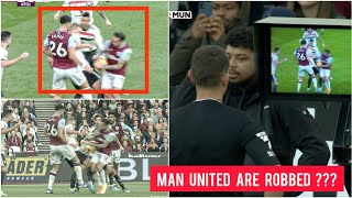 Man United are robbed as Jarrod Bowens controversial penalty given to West Ham for de Ligt foul [upl. by Lessirg]