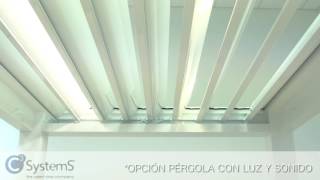 Funcionamiento Pérgola bioclimática Seesky BIO [upl. by Aniv]