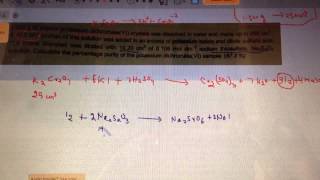 A21 Iodometric Titration [upl. by Mcgrody113]