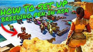 Breeding Pen Guide for Ark Survival Ascended ASA MUTATIONBREEDING GUIDE [upl. by Aleusnoc]