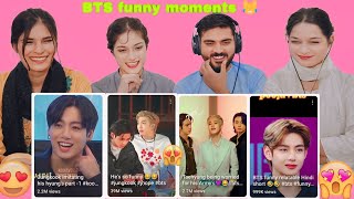 BTS funny moments 🤣  funny Hindi dubbing reels [upl. by Anippesuig969]