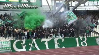 PANATHINAIKOS  panthrakikos 2  0 17012010 [upl. by Ahsak]