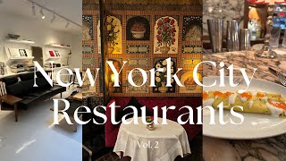 Best Trendy Restaurants amp Coffee Shops in NYC La Cabra Sant Ambroeus Manhattan top restaurants [upl. by Nahtanha]