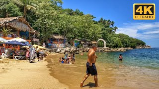 Puerto Vallarta MEXICO 🇲🇽  MISMALOYA BEACH  4K  Walking Tour [upl. by Brianne]