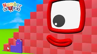 Numberblocks Step Squad 100 vs 600 MILLION BIGGEST  Learn to Count Big Numbers [upl. by Kreg371]