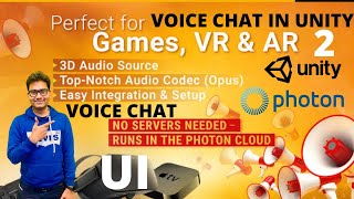 Multiplayer Voice Chat In Unity Using Photon Unity Network Voice Pun2 Voice UI  Nested Mango [upl. by Garretson]