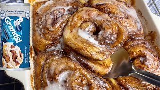 EASY Fluffy Cinnamon Rolls Recipe  Canned Cinnamon Rolls Hack [upl. by Yemiaj]