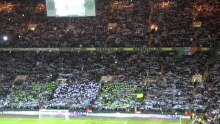 OLD FIRM Dec 2011  Brilliant quotYou´ll never walk alonequot vs quotJust can´t get enoughquot FULL HD [upl. by Garrik216]