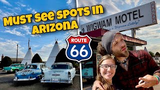 Arizona’s Wigwam Motel  Route 66 Road Trip [upl. by Eirehc66]