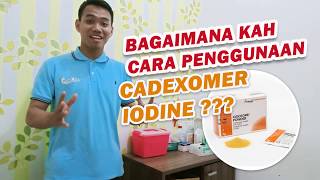 Cara Atasi Infeksi Bakteri pd luka dgn ini ❗ IODOSORB 09 Cadexomer Iodine Application  Wound Care [upl. by Tymon951]