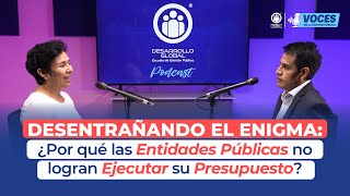 ¿Por qué las Entidades Públicas no logran ejecutar su Presupuesto💰  Podcast VGP  episodio1 [upl. by Heilner806]