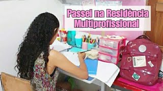 Passei na Residência Multiprofissional Como eu estudei pra Residência [upl. by Hbahsur30]