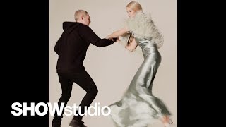 SHOWstudio Krav Maga  Slashing Knife Attack  Ralph Lauren  Lara Stone and Nick Knight [upl. by Ahsile]