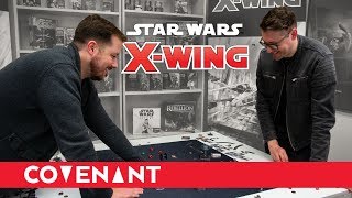 Playing Star Wars XWing Second Edition w CoDesigner Alex Davy [upl. by Eidualc]