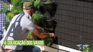 Como fazer um Jardim Vertical  Mondo Irrigação [upl. by Lewes]