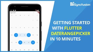 Getting Started with Flutter DateRangePicker in 10 Minutes [upl. by Hunter755]