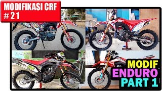 KUMPULAN MODIFIKASI ENDURO CRF 1 quotSELURUH NUSANTARAquot [upl. by Hcahsem]