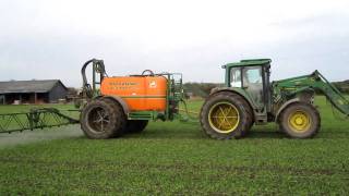 John Deere 6420 og Amazone sprøjte [upl. by Radloff]