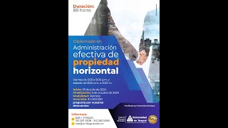 DIPLOMADO PARA ADMINISTRADORES EN PROPIEDAD HORIZONTAL 2024 [upl. by Lyrahc858]