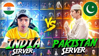 India Vs Pakistan Server Id 😱 Collection Battle Angry Brother Challenge Me😨  Garena Free Fire [upl. by Adaliah626]