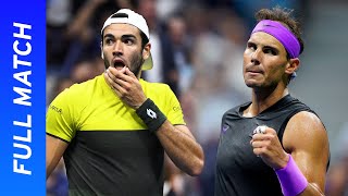 Matteo Berrettini vs Rafael Nadal Full Match  2019 US Open Semifinal [upl. by Halie]