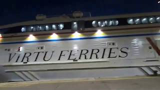 TARIFA TO TANGIER FERRY  NIGHT CROSSING [upl. by Buckels]