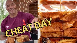 French Toast PB amp J quotTHE ROCKSquot Ultimate Cheat Meal French Toast – Peanut Butter amp Jam [upl. by Bej]